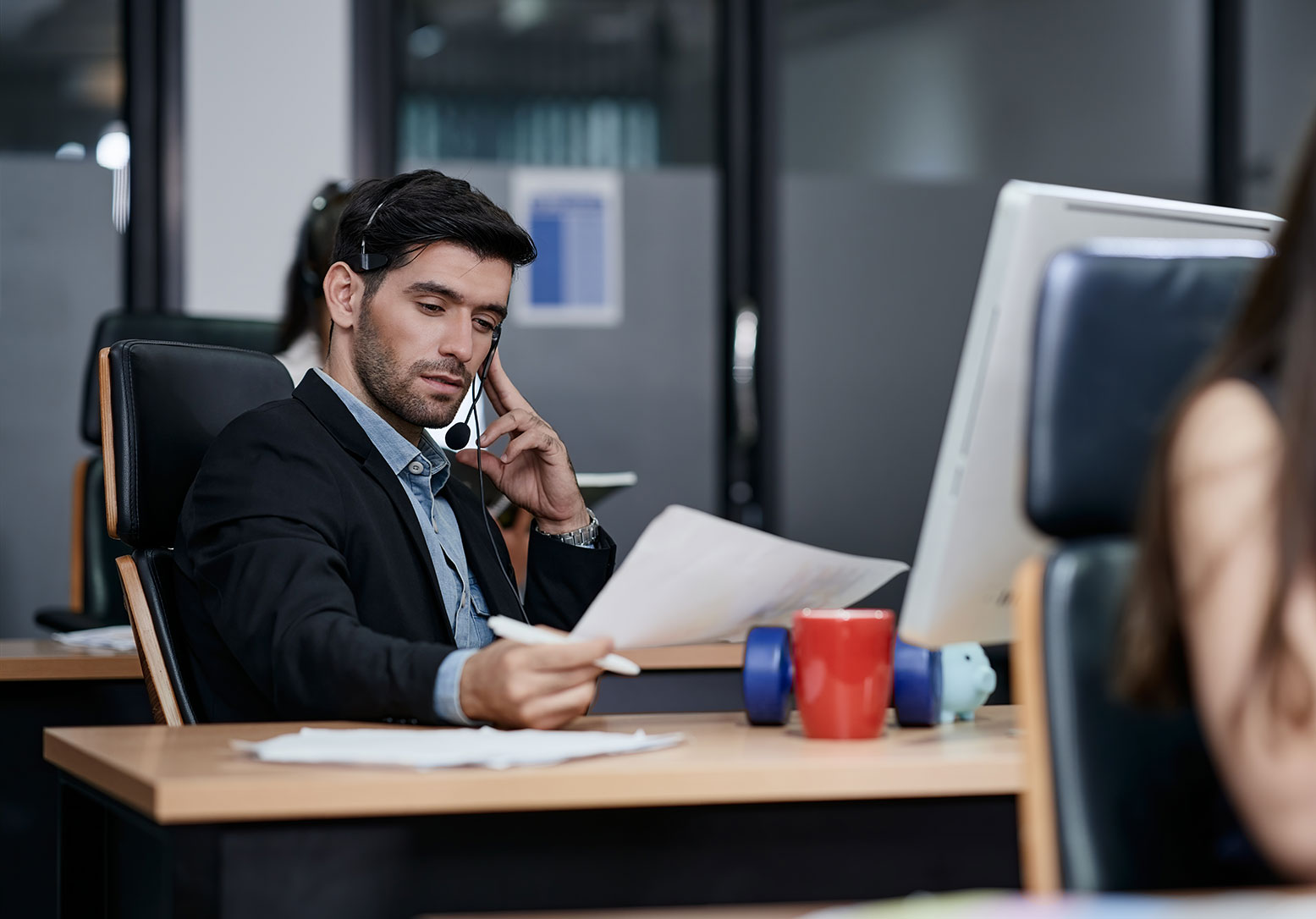 MCA broker at work